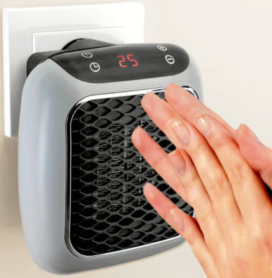 HeatFlash™ Compact Ceramic Plug-In Heater – Energy Efficient, Fast Heating, Safe & Portable