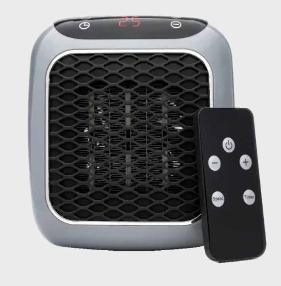 HeatFlash™ Compact Ceramic Plug-In Heater – Energy Efficient, Fast Heating, Safe & Portable