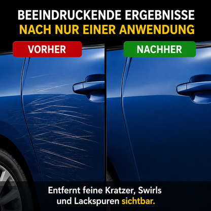 Kratzer einfach wegwischen mit NanoPolix™ — ohne Werkstatt, ohne Kosten