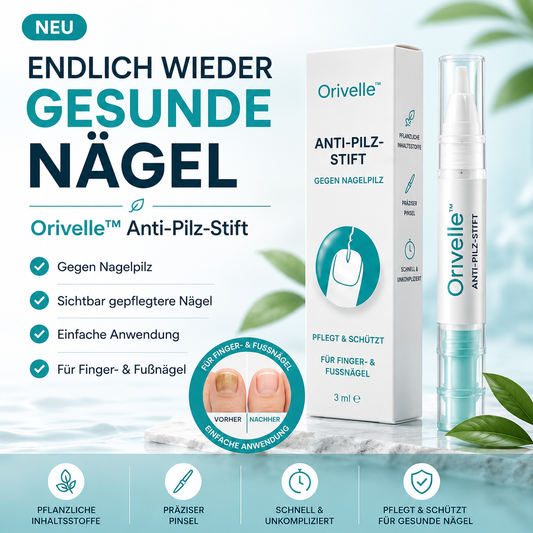 Orivelle Anti-Pilz Pflegestift für schöne, gesund aussehende Nägel
