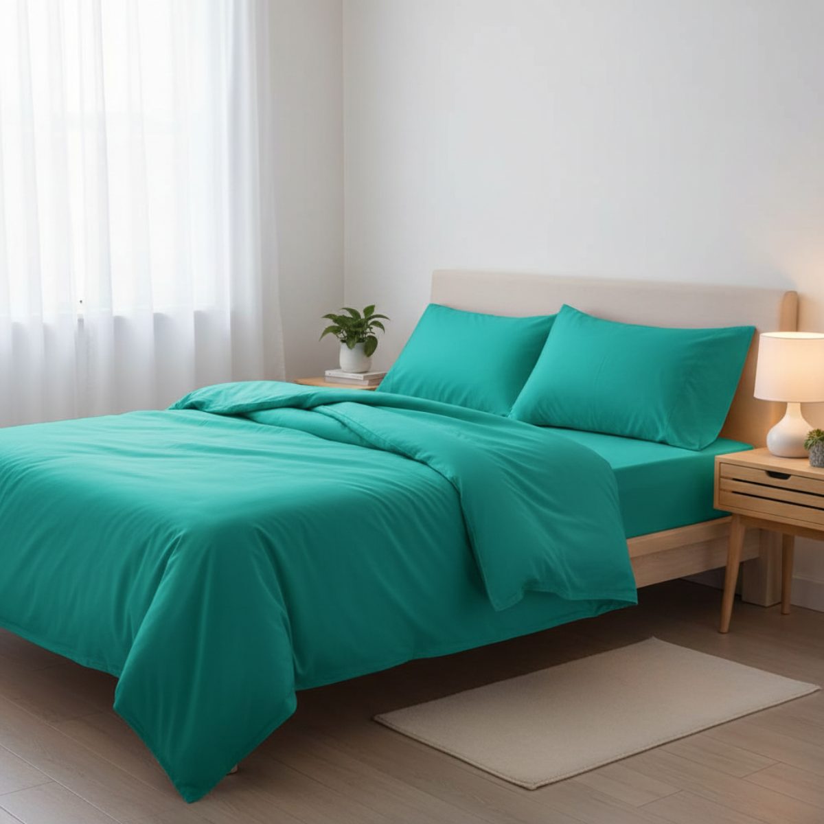 Bettwäsche Set Eukalyptus Lyocell