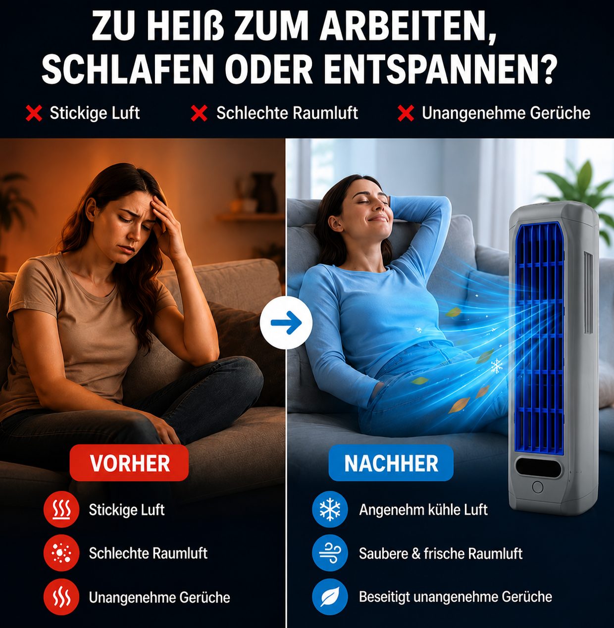 Cooling Ace - Kühle Luft in Minuten