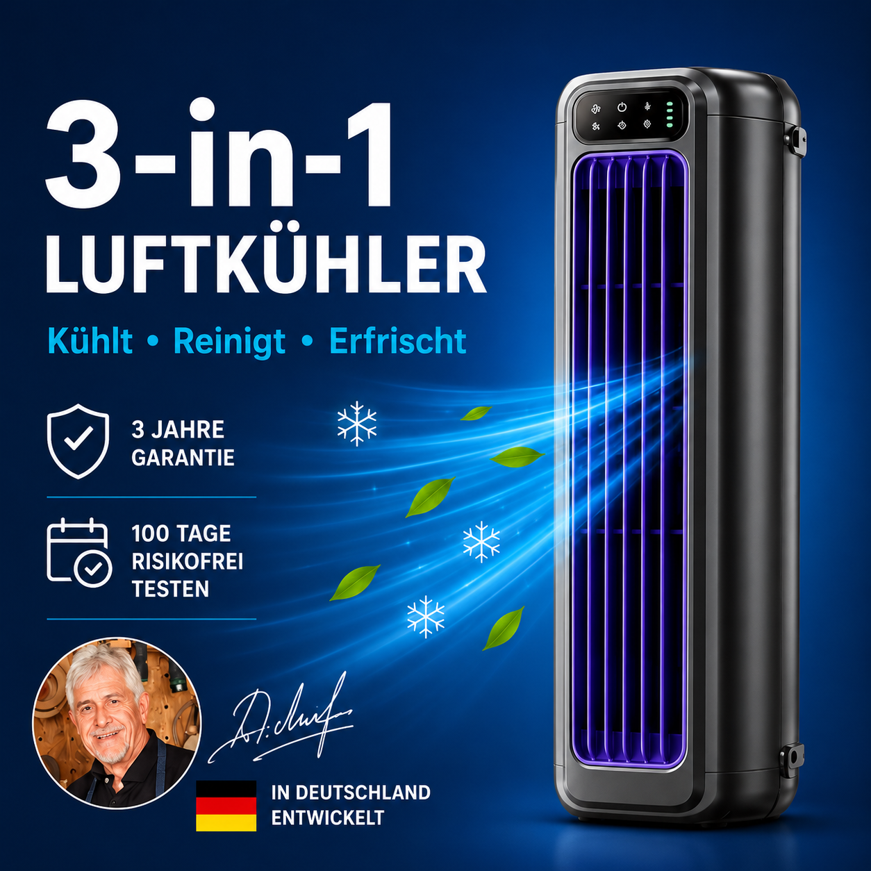 Cooling Ace - Kühle Luft in Sekunden