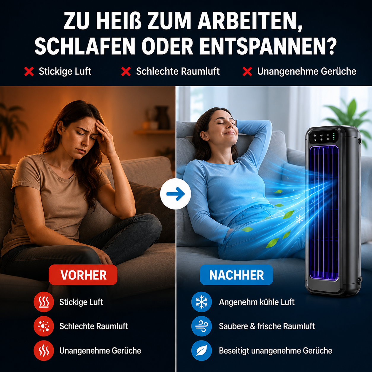 Cooling Ace - Kühle Luft in Sekunden