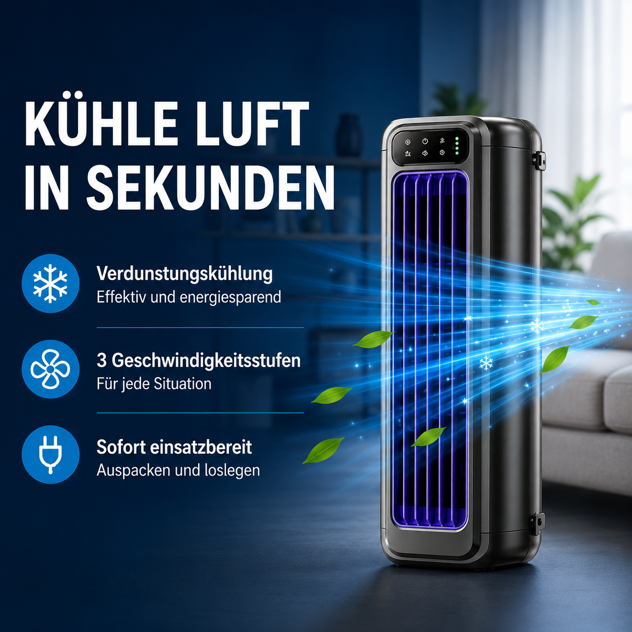 Cooling Ace - Kühle Luft in Sekunden