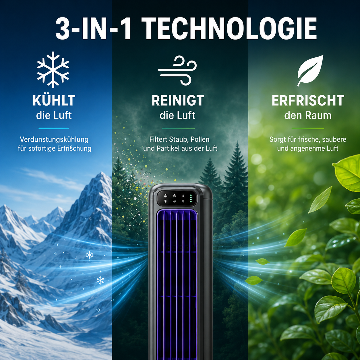 Cooling Ace - Kühle Luft in Sekunden