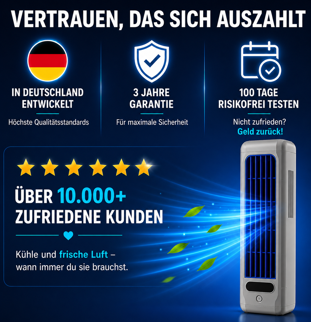 Cooling Ace - Kühle Luft in Minuten