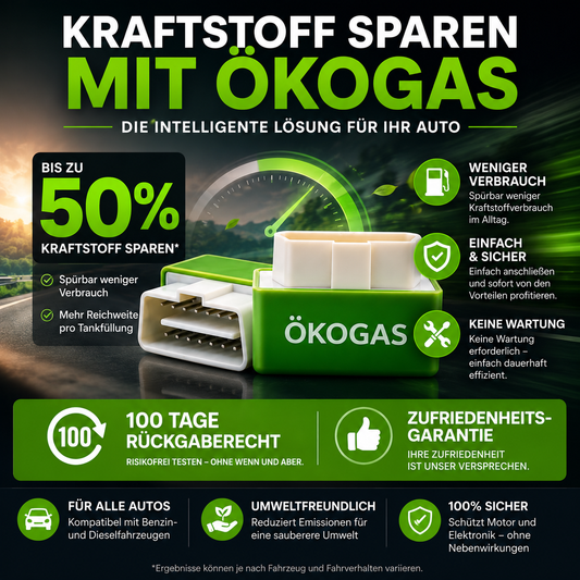 Halbieren Sie Ihre Tankkosten mit ÖkoGas™ - V6