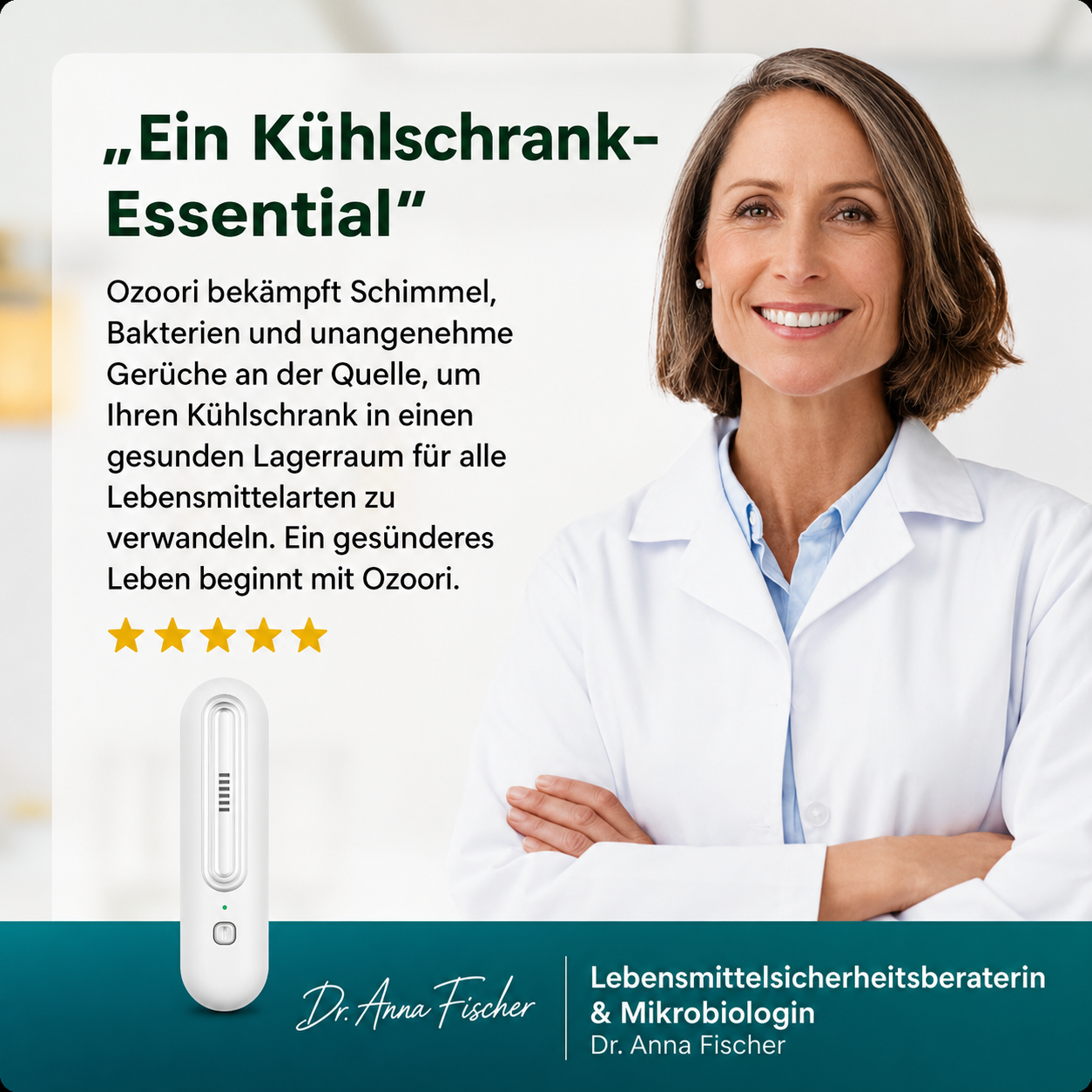 Ozoori™ – Ihr Kühlschrank bleibt frisch, sauber und geruchsfrei