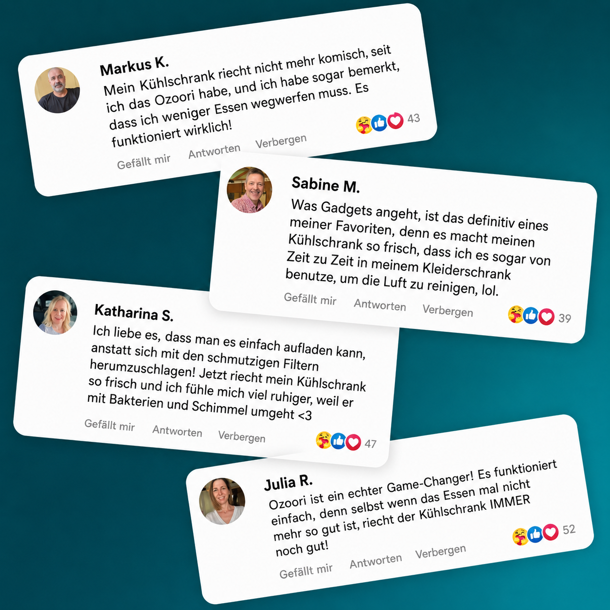 Ozoori™ – Ihr Kühlschrank bleibt frisch, sauber und geruchsfrei