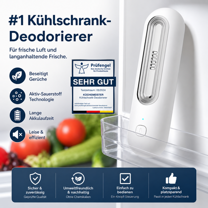 Ozoori™ – Ihr Kühlschrank bleibt frisch, sauber und geruchsfrei